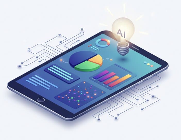 AI powered trait report illustration