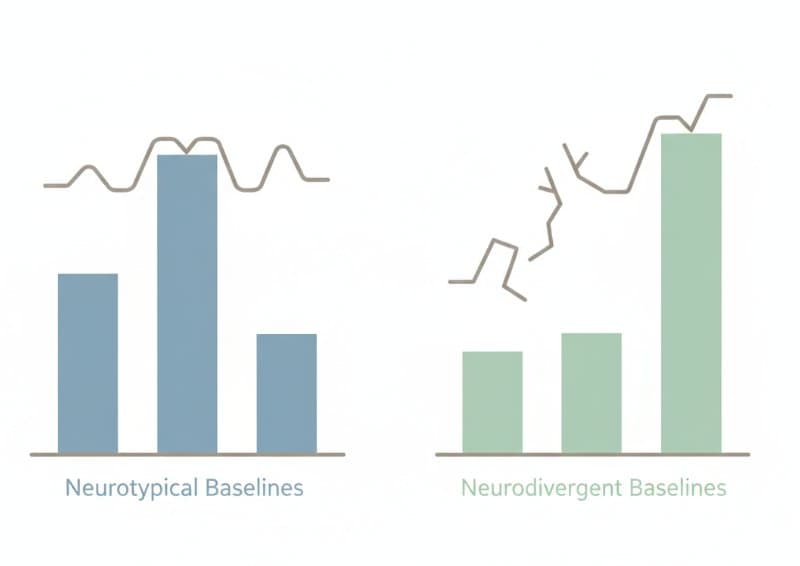 Neurotypical baseline score chart