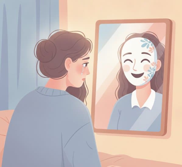 exhausted adult masking traits
